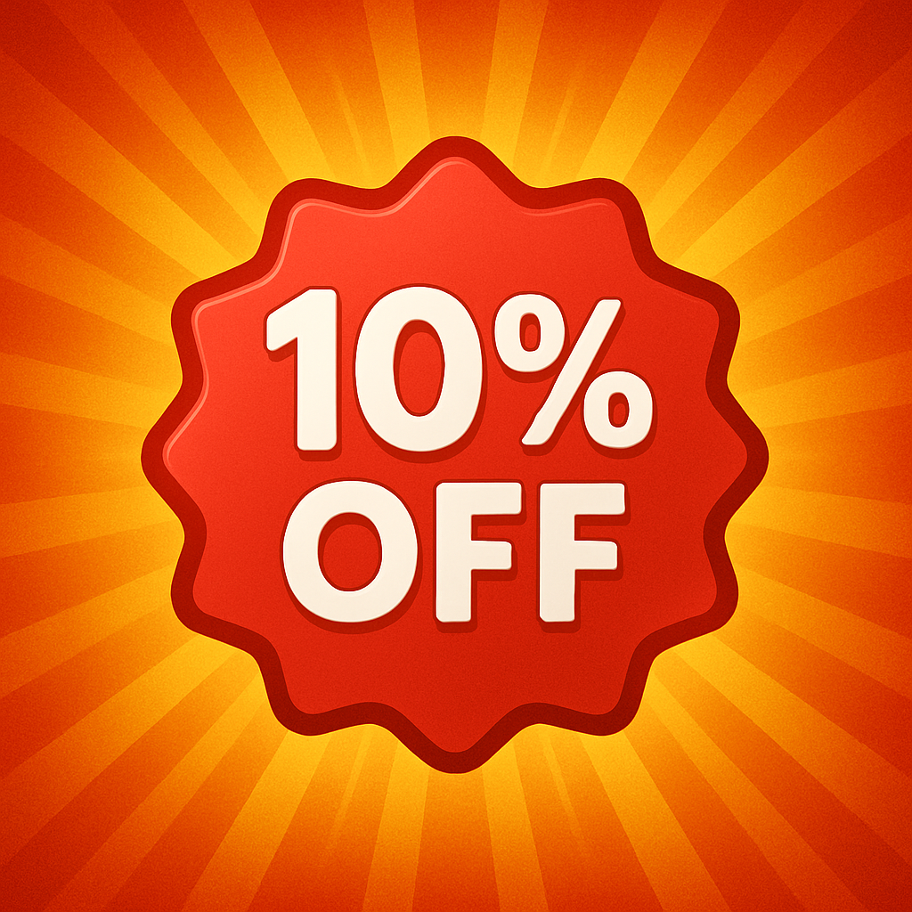 10% Off Merch